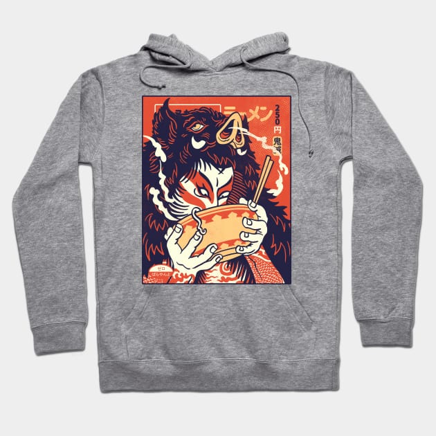 Discount Noodle Gang: Slayer Ino (Light Colored Shirt) Hoodie by zerobriant